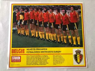 Stadion Постер, Бельгія 1980