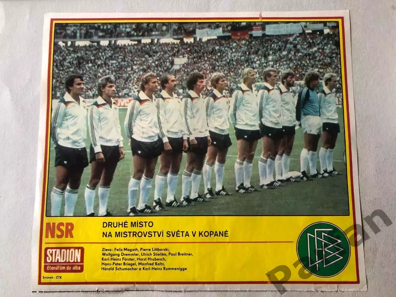 Stadion постер ФРН 1982