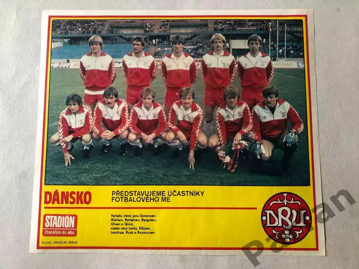 Stadion постер Данія 1984