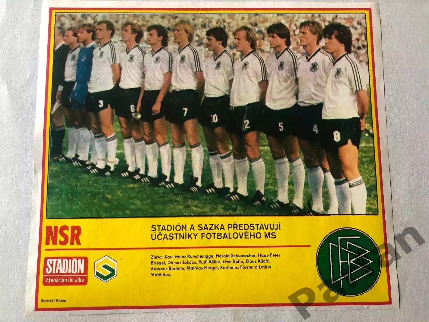 Stadion Постер ФРН 1986