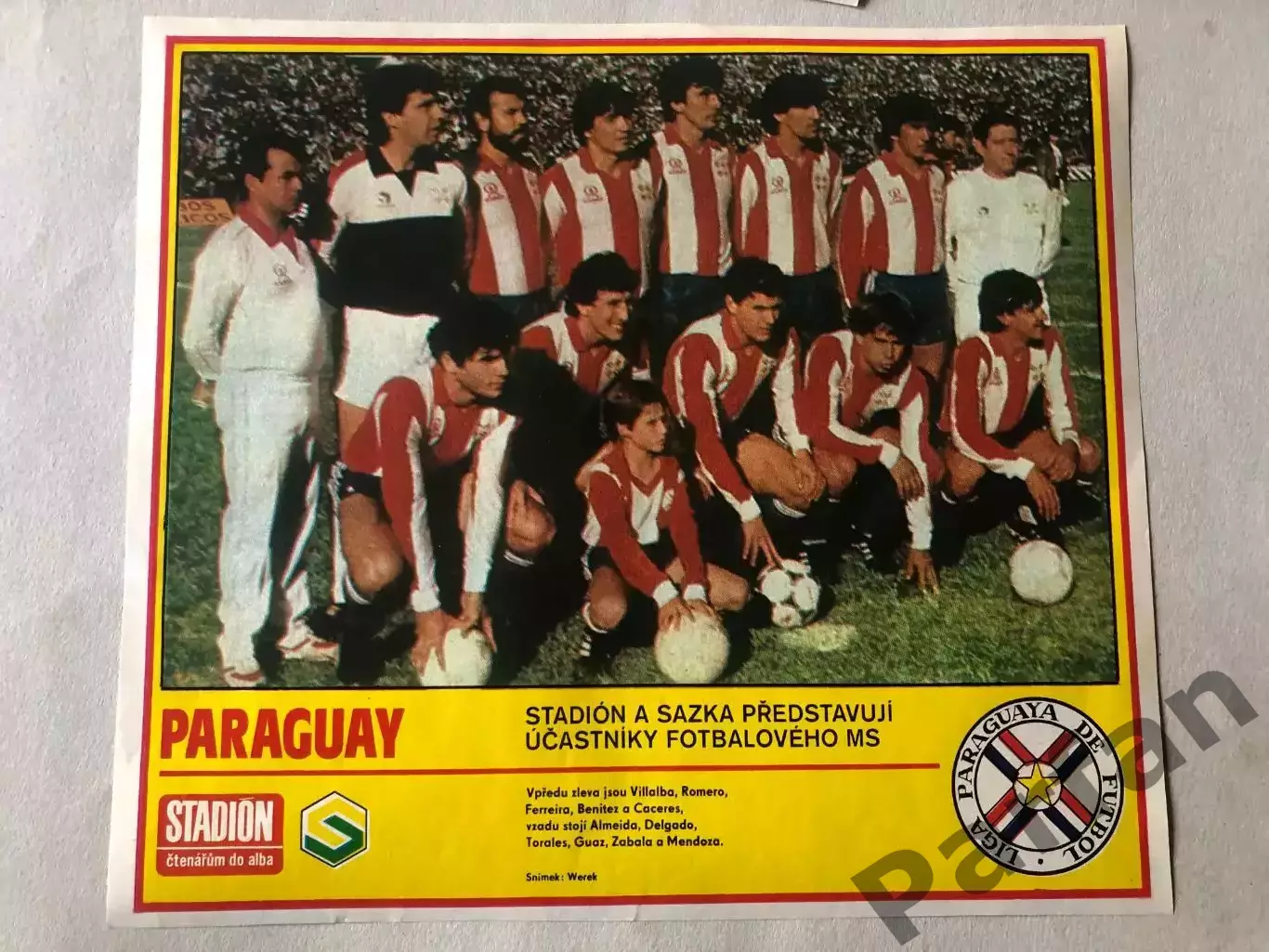 Stadion Постер Парагвай 1986