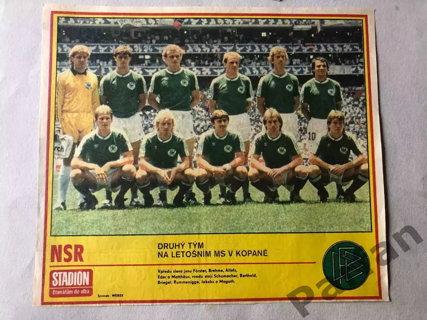 Stadion Постер ФРН/Німеччина 1986