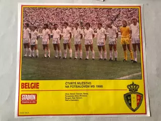 Stadion Постер Бельгія 1986