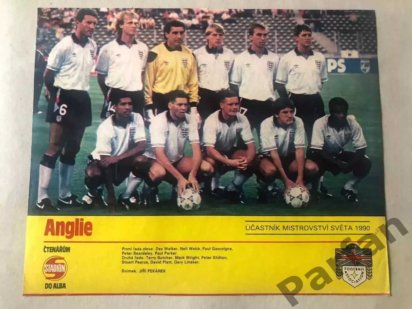 Stadion постер Англія 1990