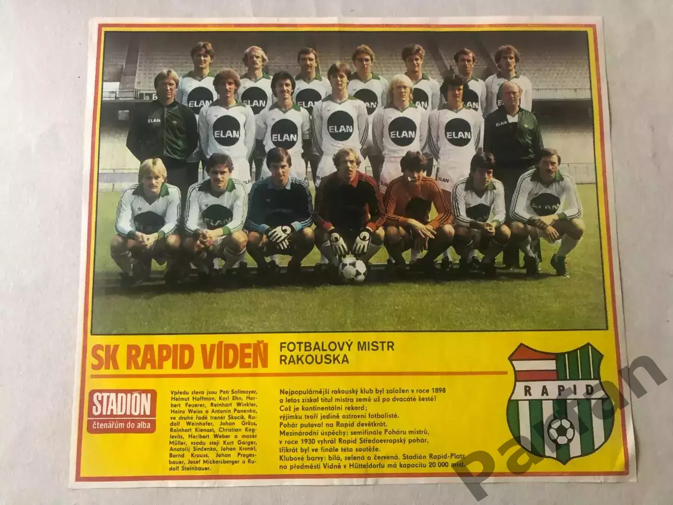 Stadion Постер Рапід