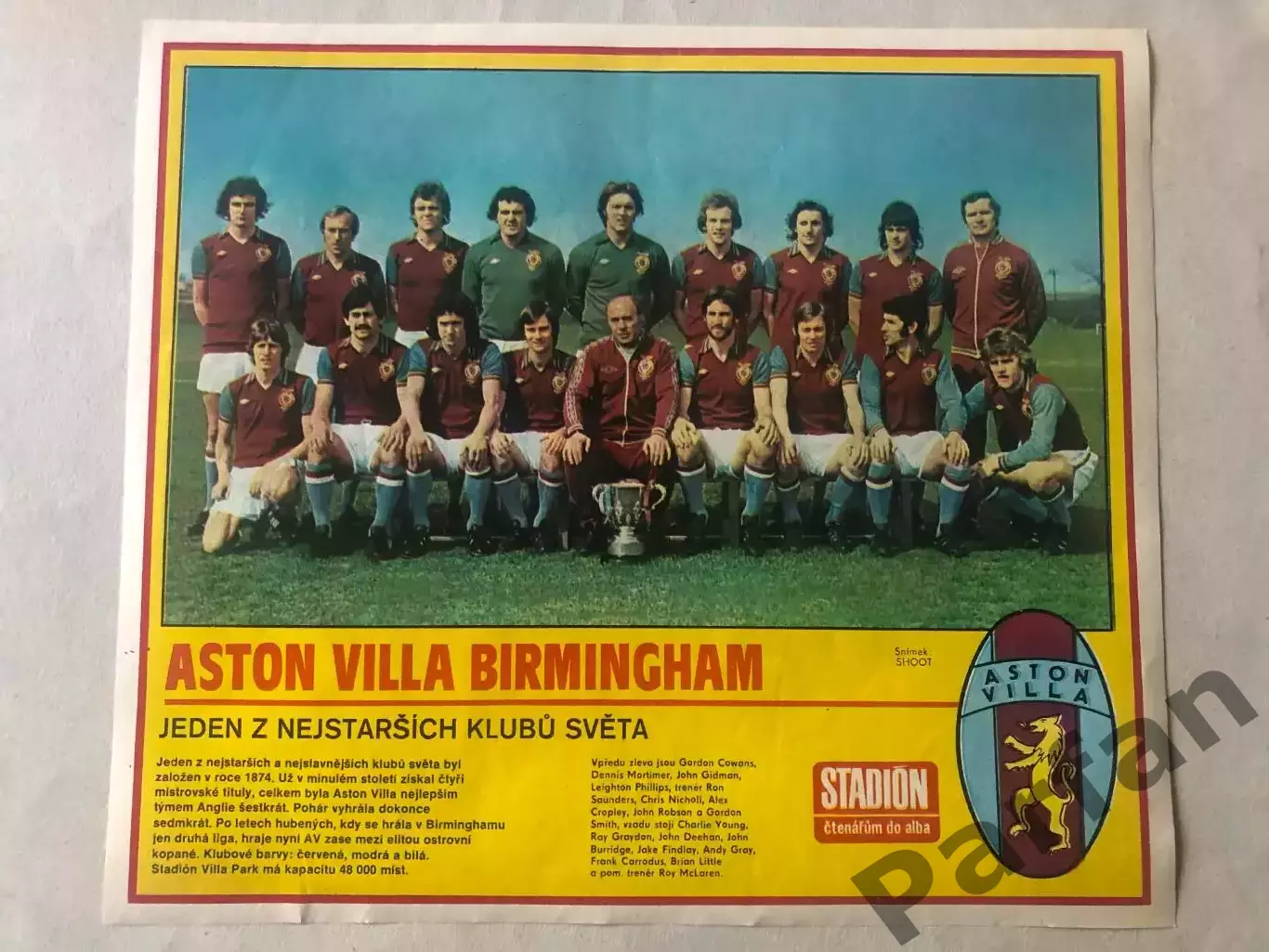 Stadion Постер Астон Вілла 3