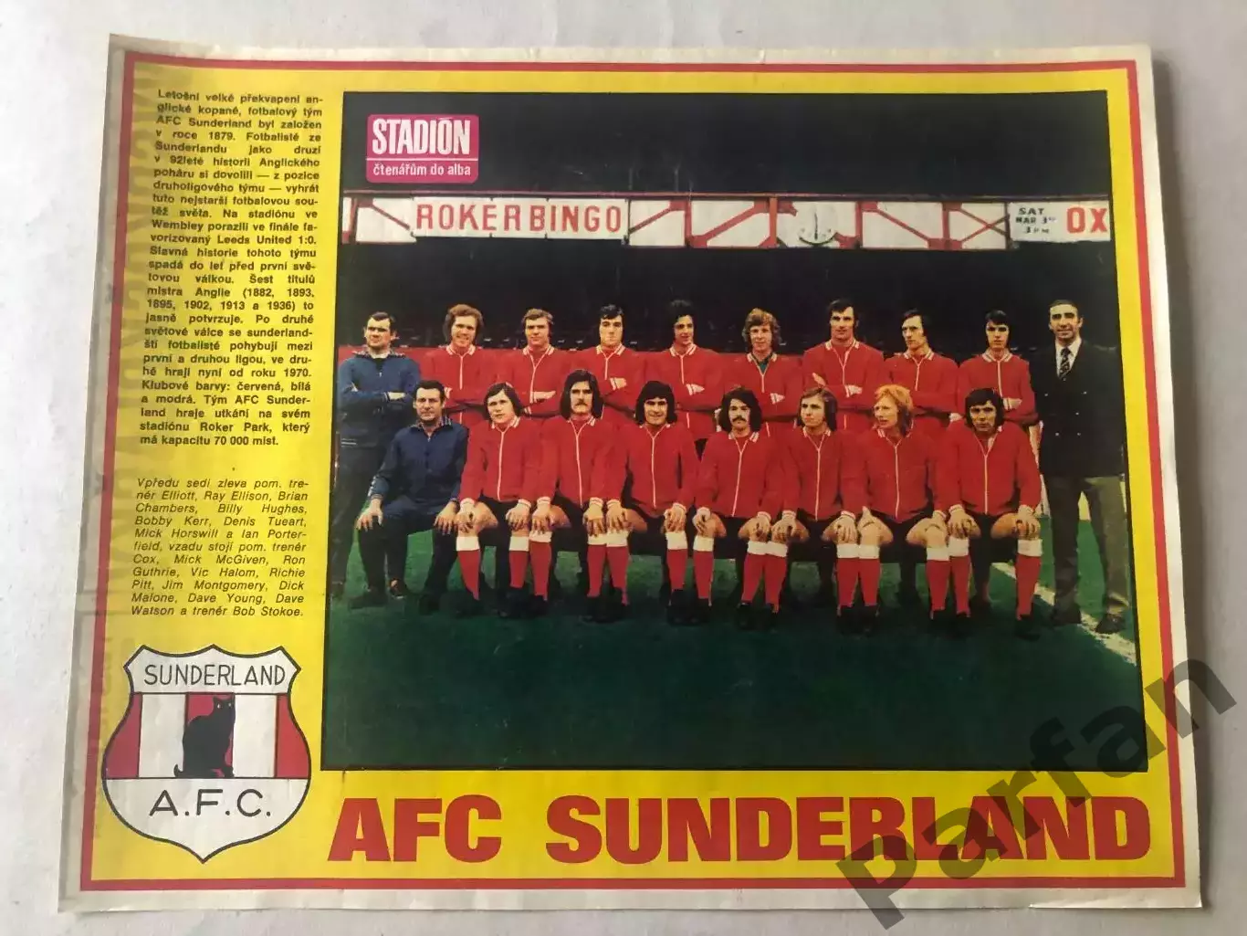 Stadion Постер Сандерленд