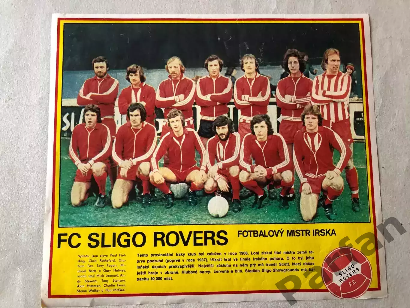 Stadion Постер Сліго Роверс