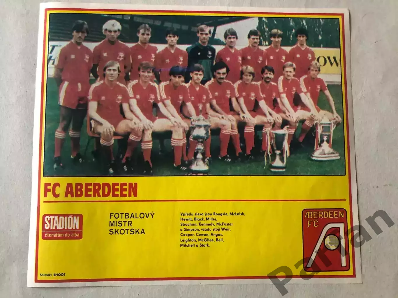 Stadion Постер Абердін 2