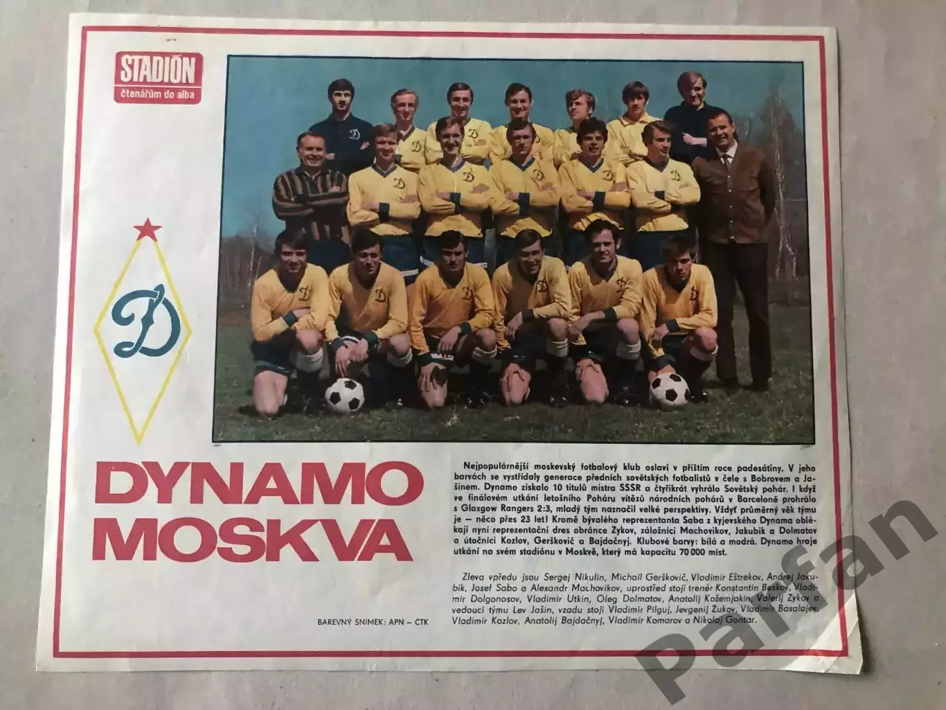 Stadion Постер Динамо Москва 1