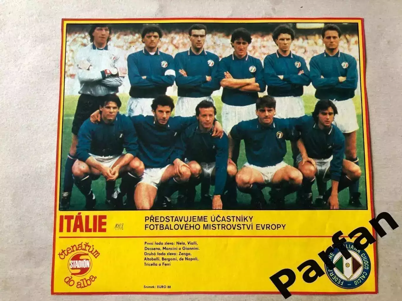 Stadion Постер, Італія 1988
