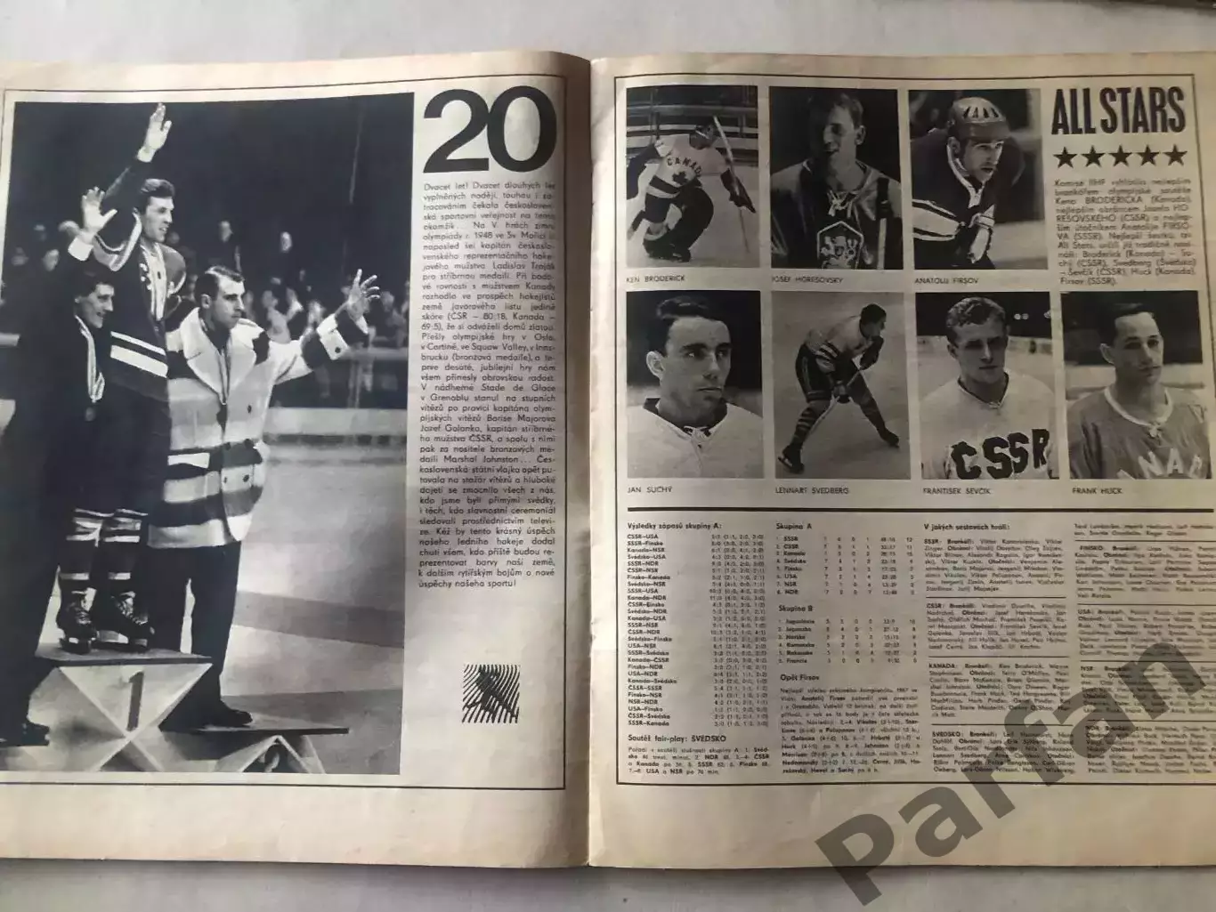 Стадіон/Stadion 1968 Олімпіада Гренобль Спецвипуск 4