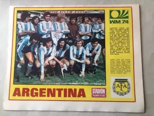 Стадіон/Stadion 1974 №8 Аргентина