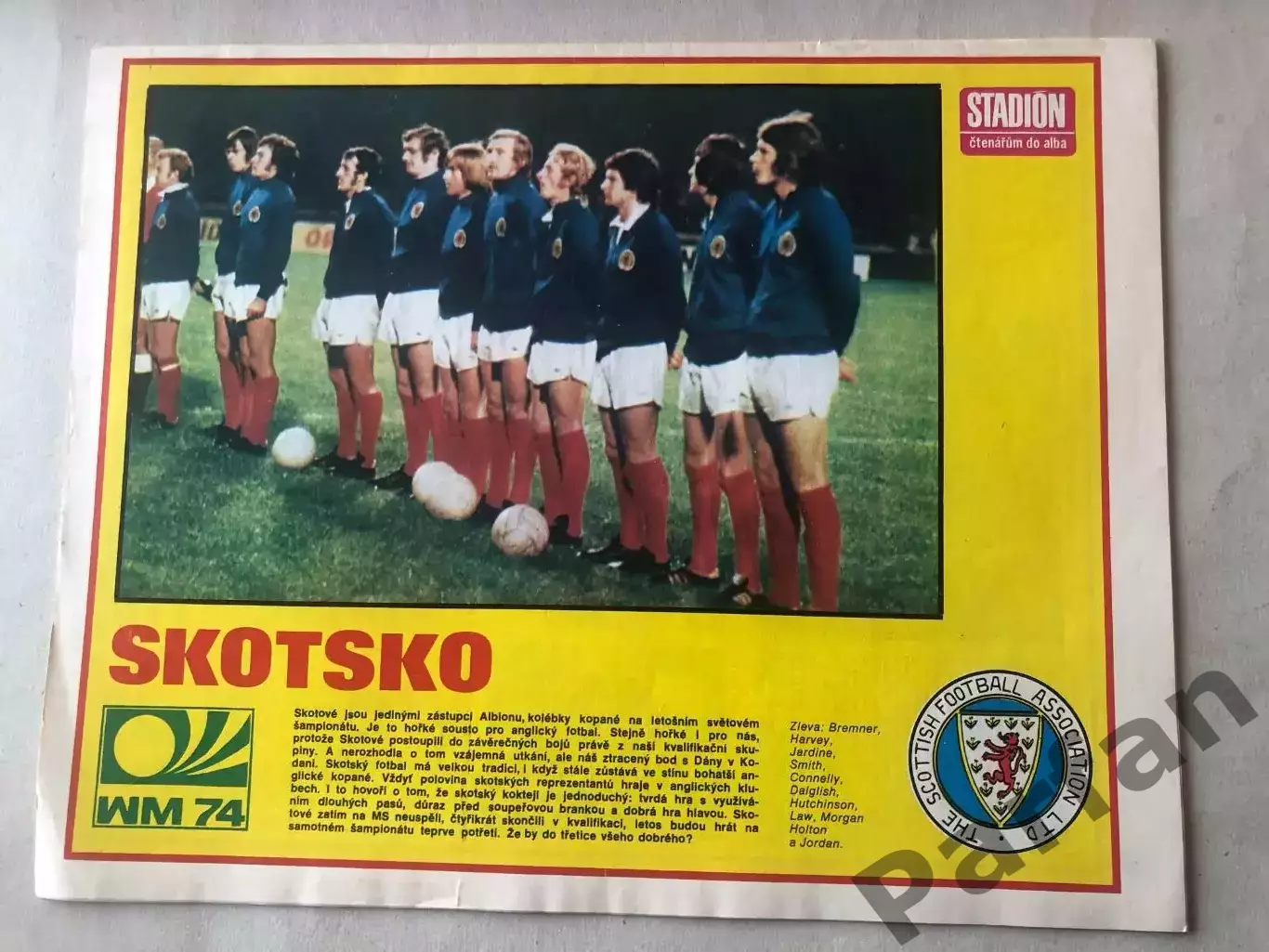 Стадіон/Stadion 1974 №22 Шотландія