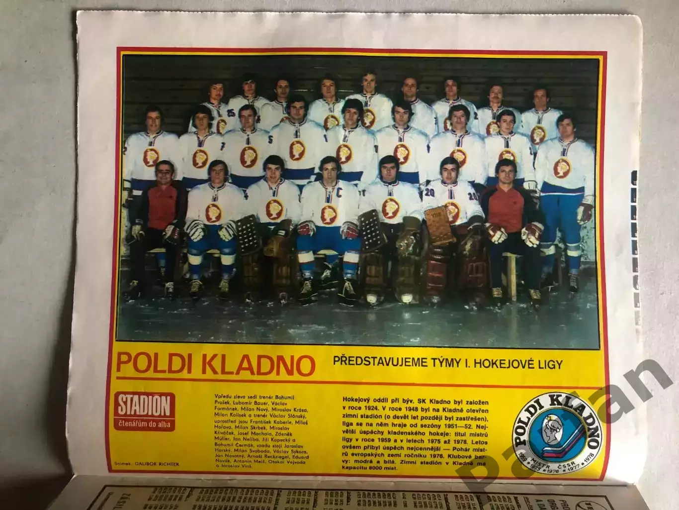 Стадіон/Stadion 1979 №12 Польді Хокей