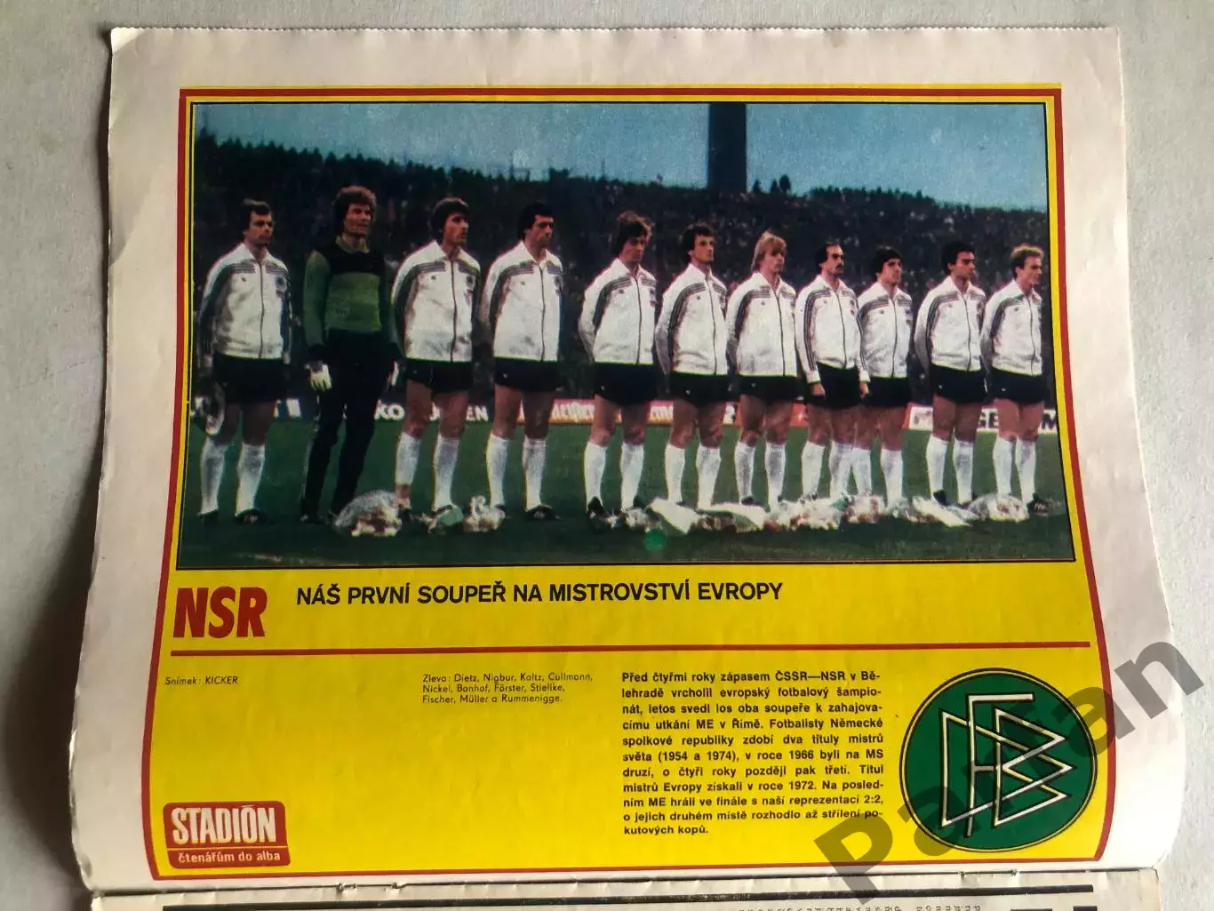 Стадіон/Stadion 1980 №16 ФРН/Німеччина