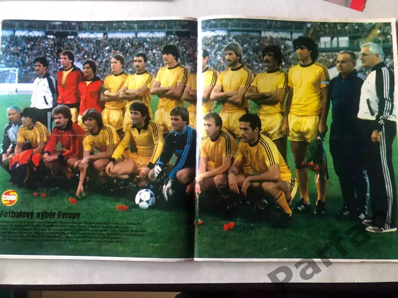 Стадіон/Stadion 1981 №36 Збірна Європа