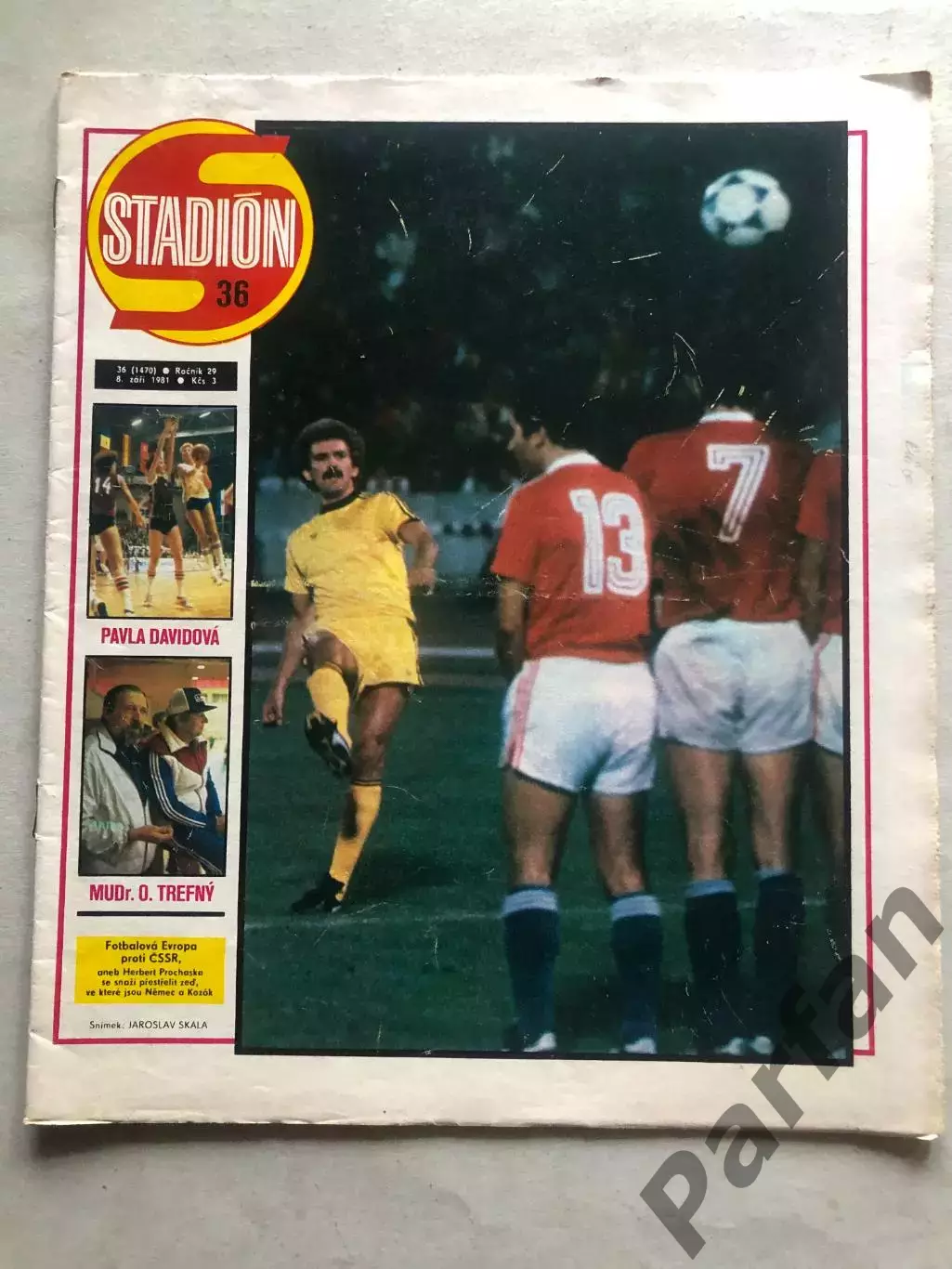 Стадіон/Stadion 1981 №36 Збірна Європа 1