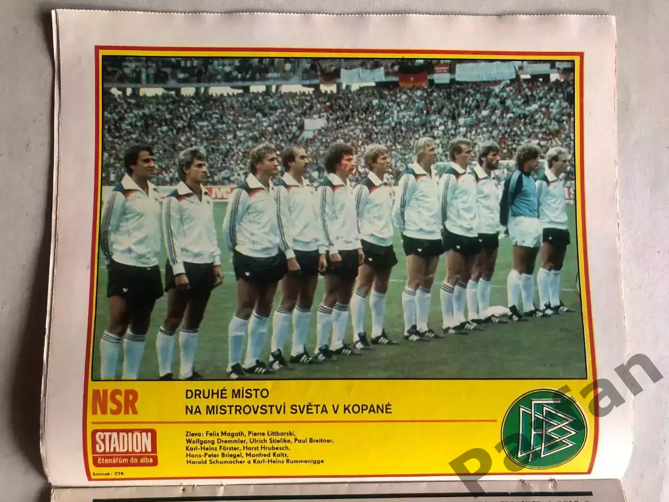 Стадіон/Stadion 1982 №33 ФРН/німеччина