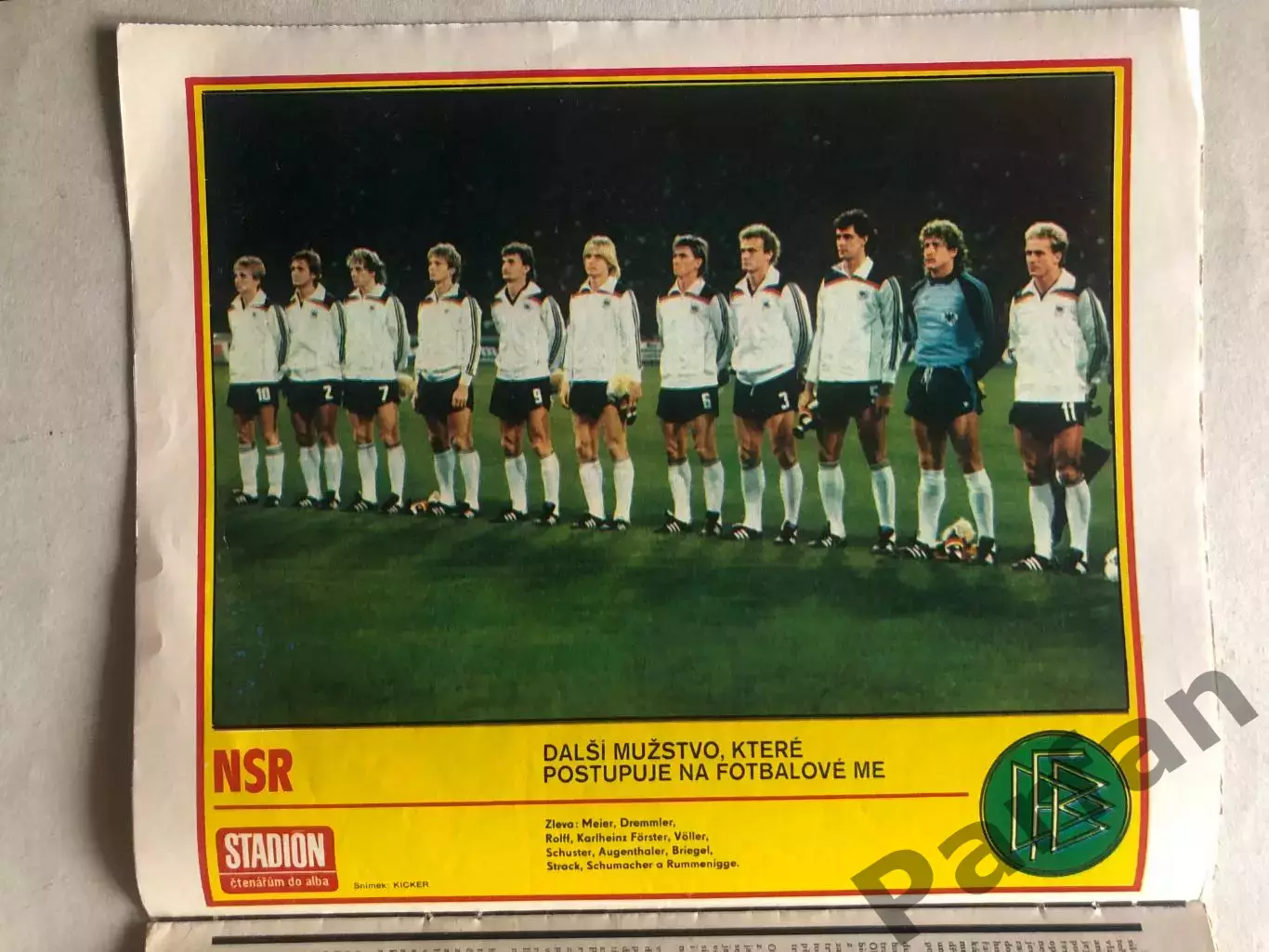 Стадіон/Stadion 1983 №50 ФРН/Німеччина 1984