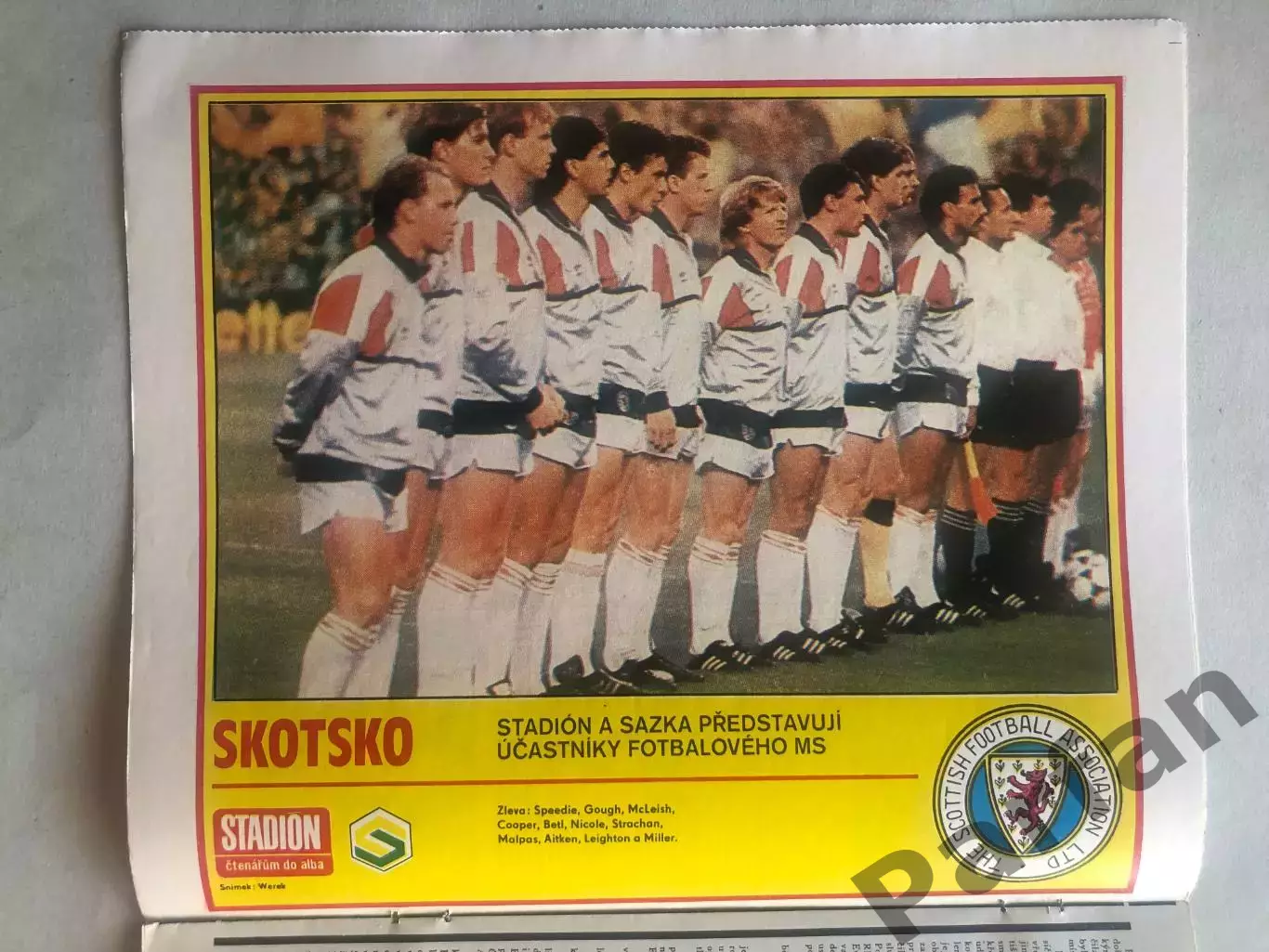 Стадіон/Stadion 1986 №13 Шотландія