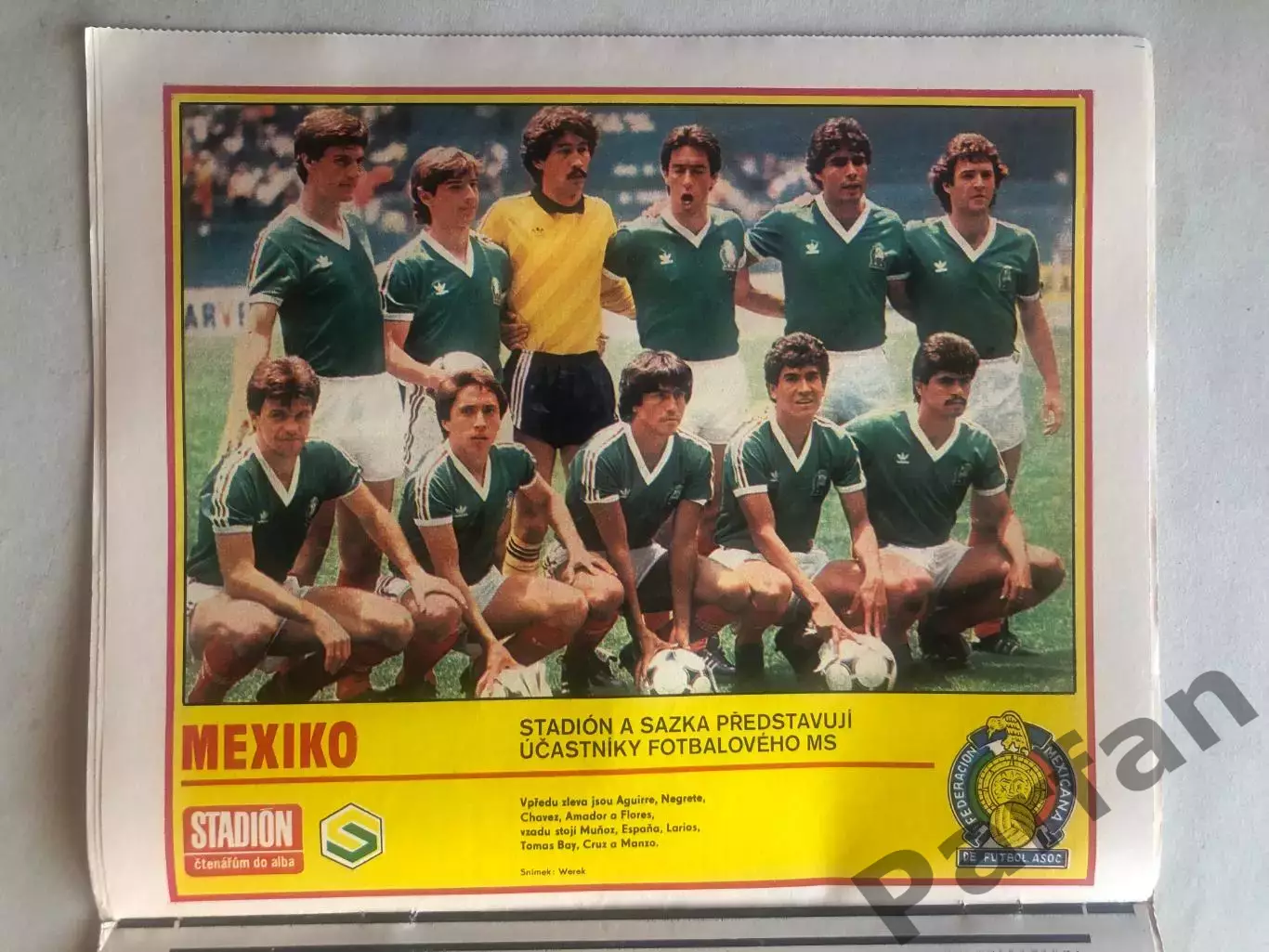 Стадіон/Stadion 1986 №14 Мексика