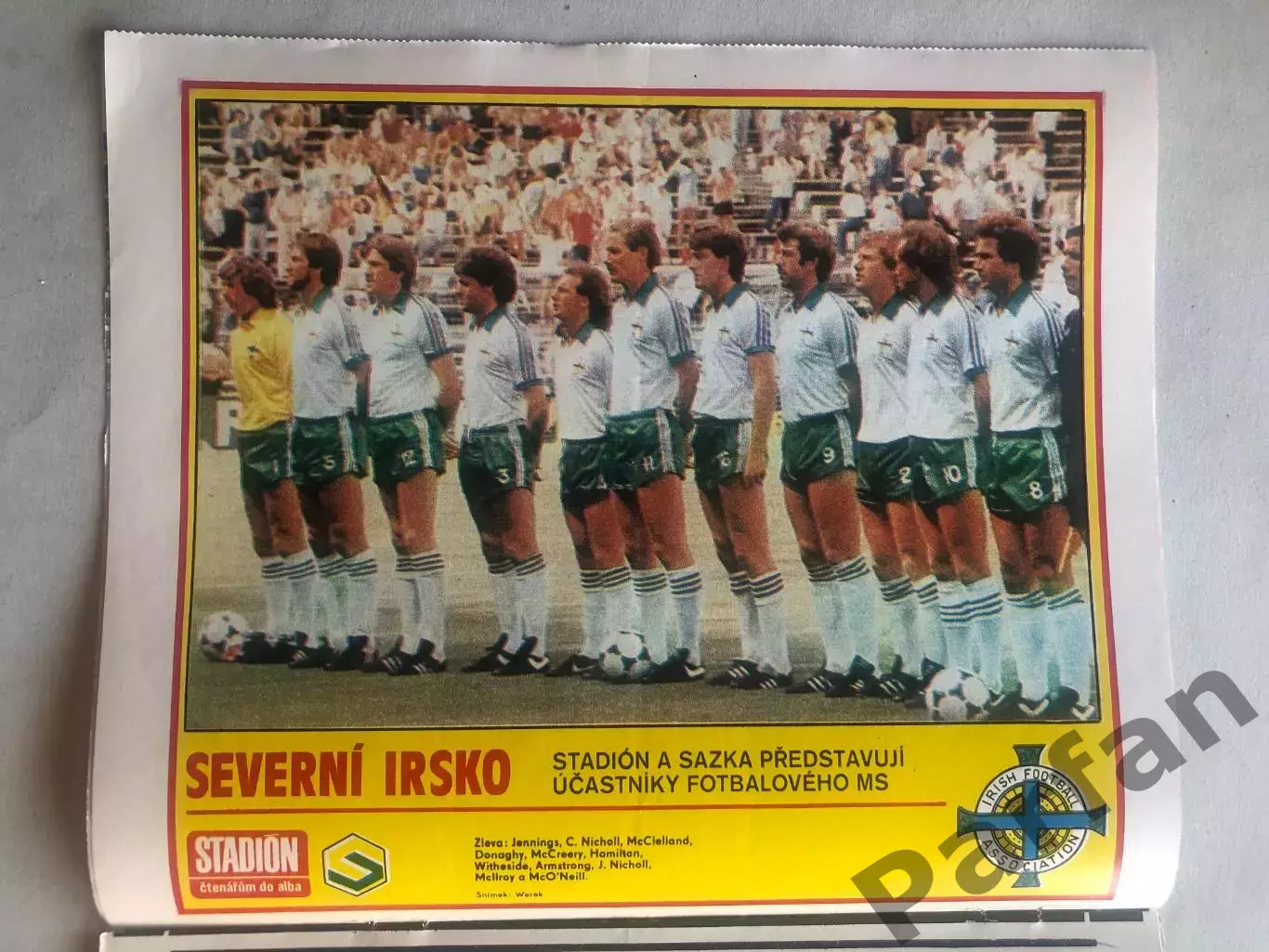 Стадіон/Stadion 1986 №19 П.Ірландія