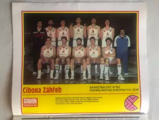 Стадіон/Stadion 1986 №25 Цибона Баскетбол