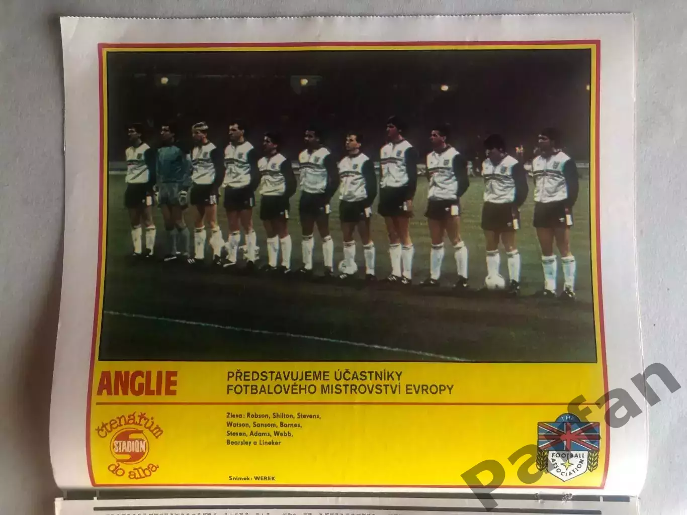 Стадіон/Stadion 1988 №18 Англія