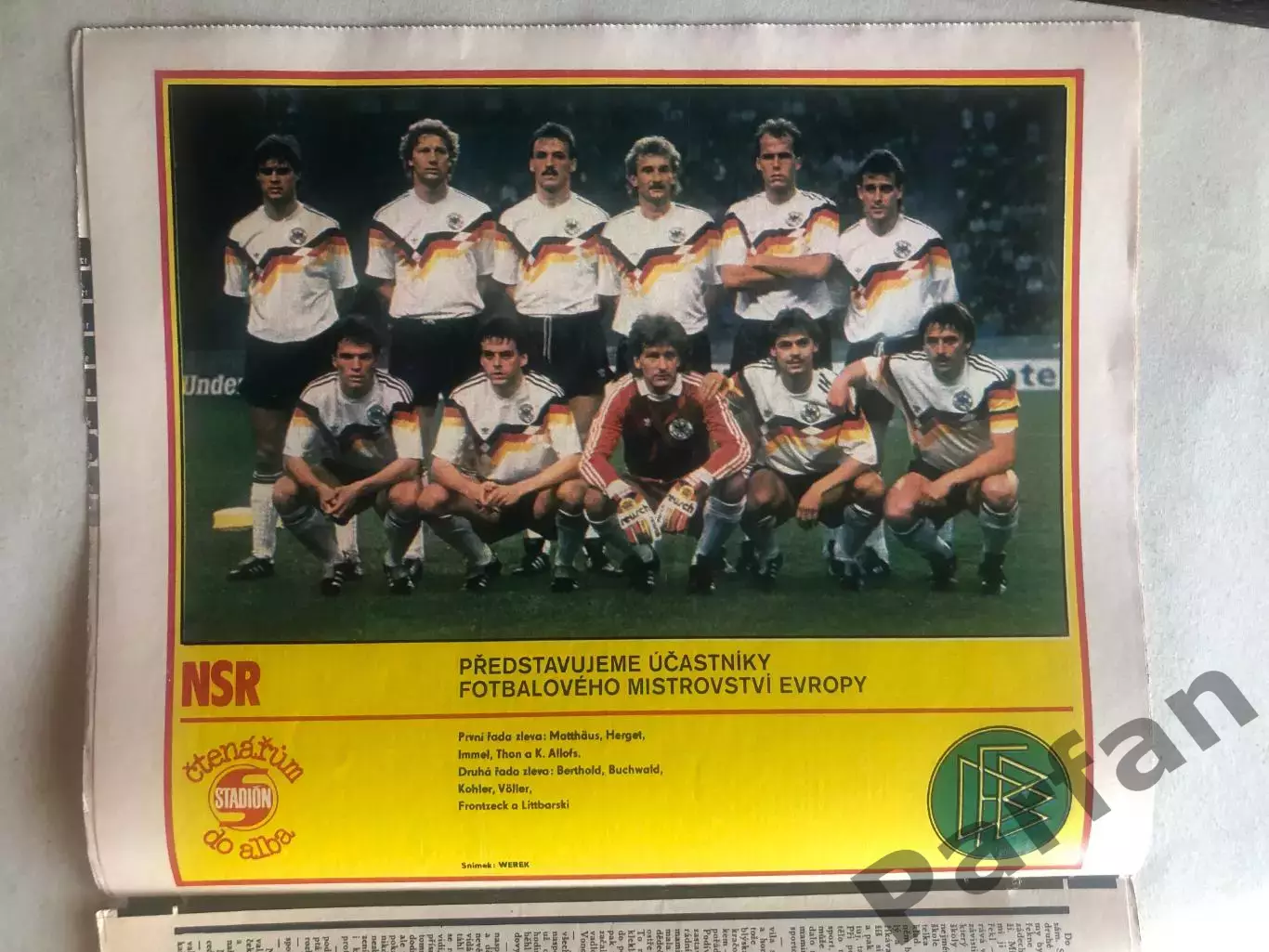 Стадіон/Stadion 1988 №19 ФРН/Німеччина