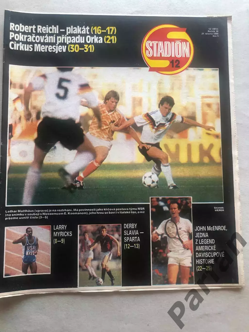 Стадіон/Stadion 1990 №12 ФРН Колумбія 1
