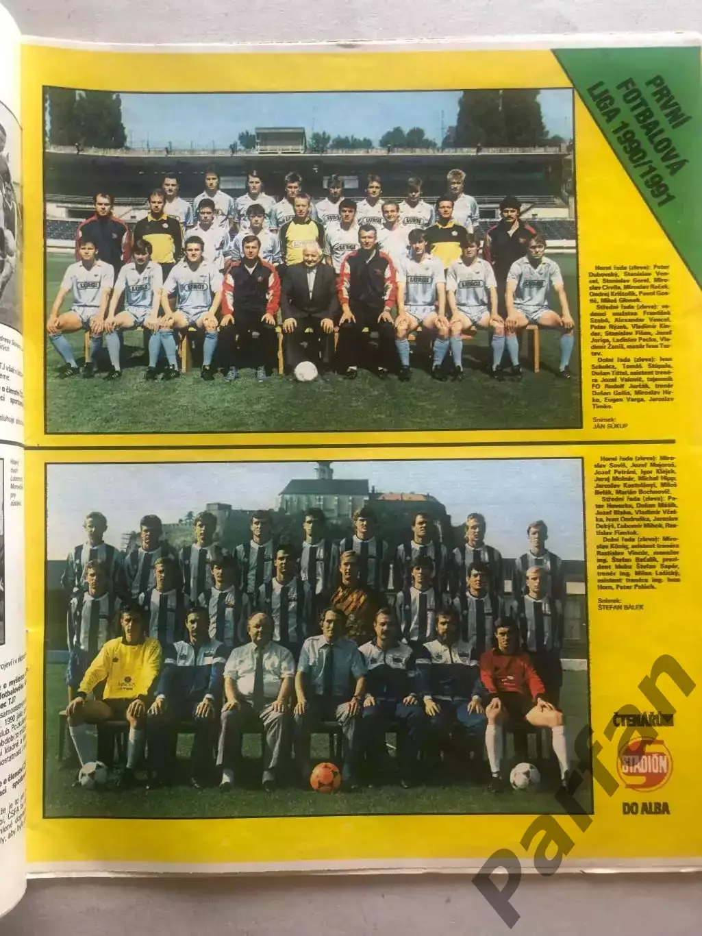 Стадіон/Stadion 1990 №37 Чехословацька ліга Спецвипуск 1