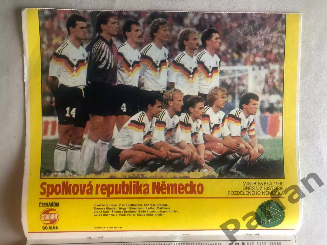 Стадіон/Stadion 1990 №47 ФРН Чемпіон Світу