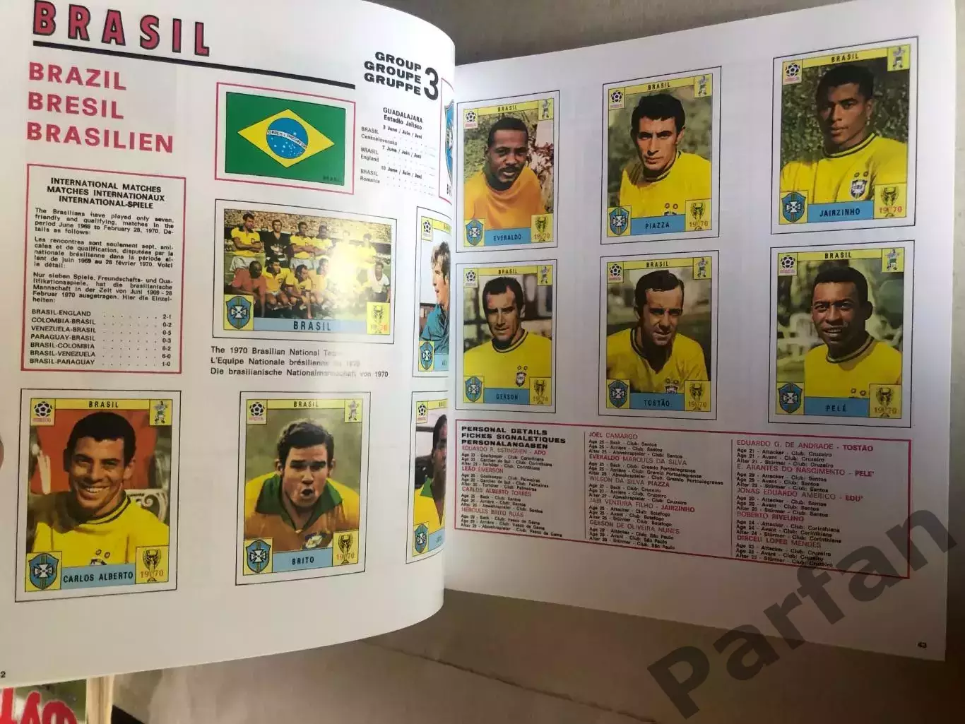 Паніні/Panini Чемпіонат Світу/World Cup 1970-2022 4
