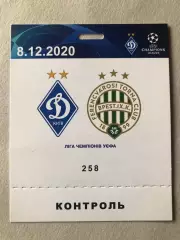 Динамо Київ - Ференцварош 2020