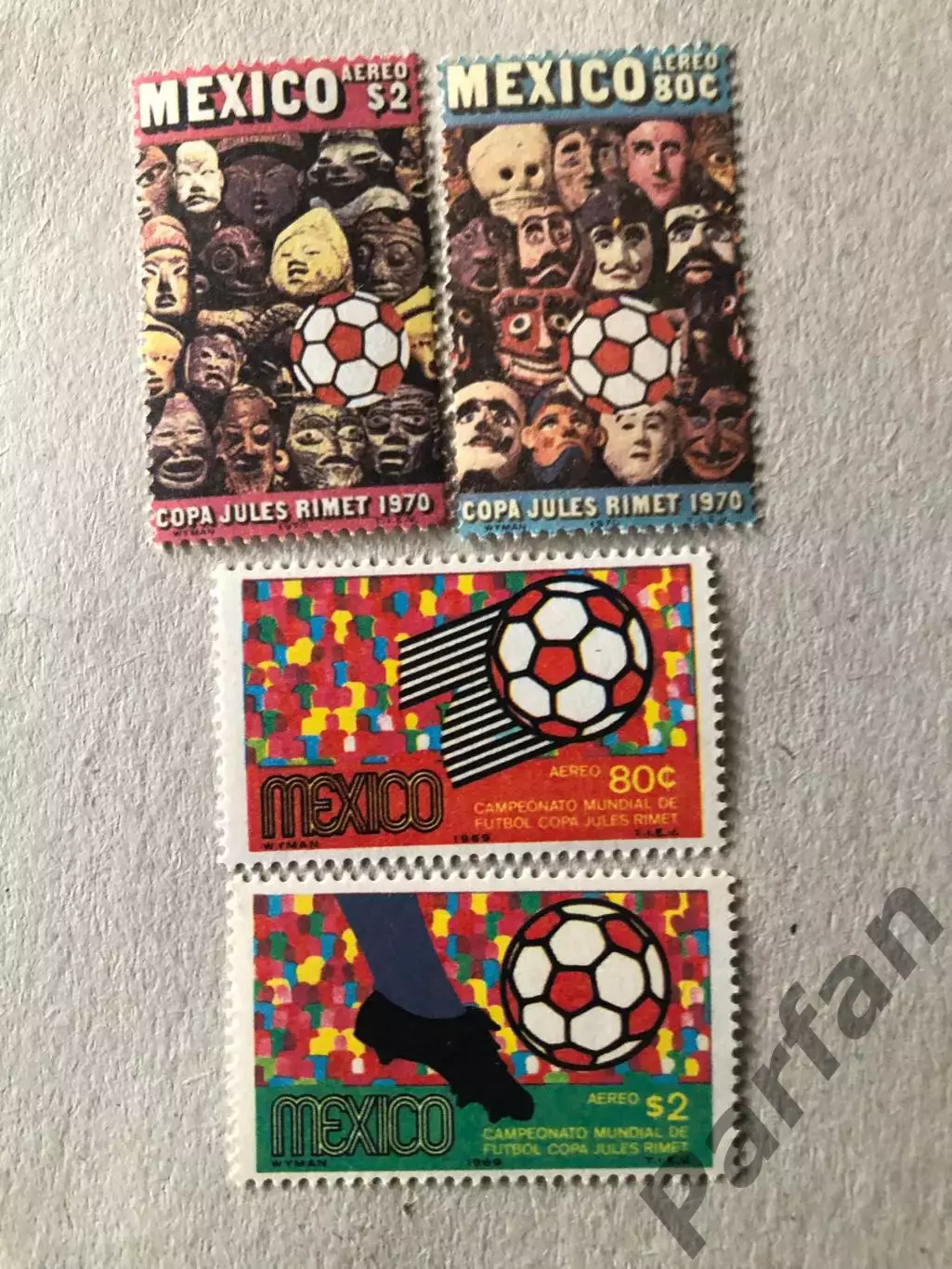 В'єтнам Марки Футбол Мехіко 1970