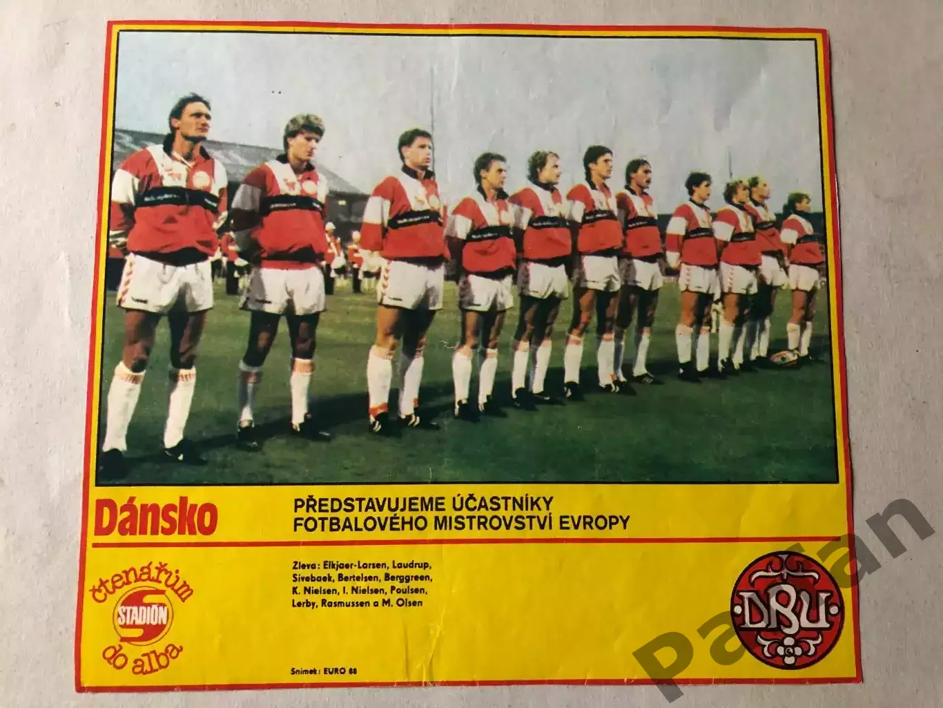 Stadion Постер Данія 1988
