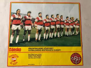 Stadion Постер Данія 1988