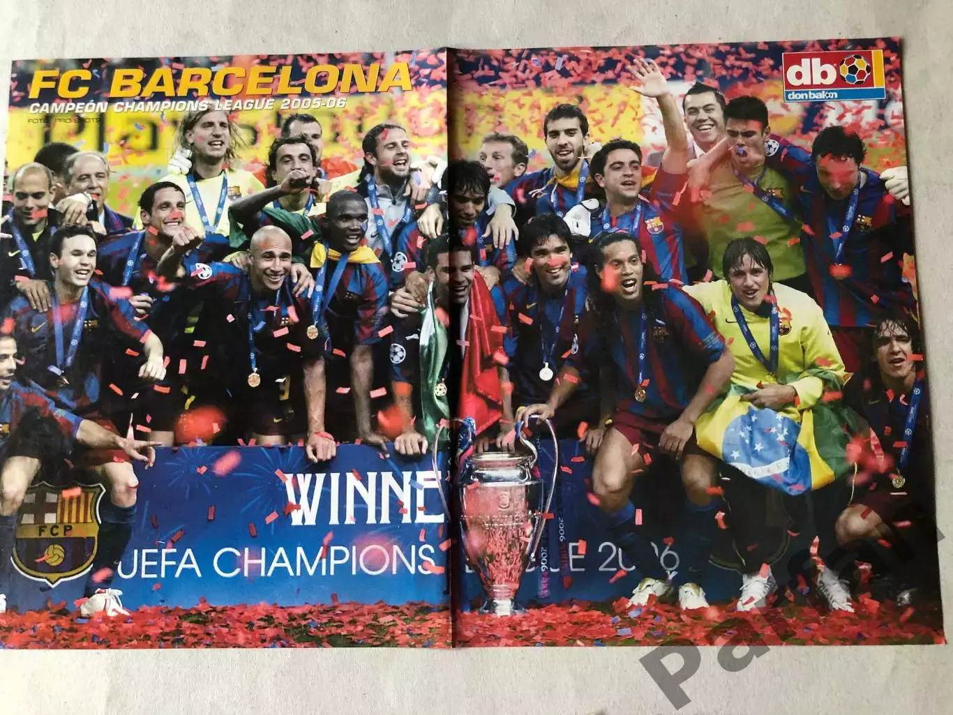Don Balon Постер Барселона Ліга Чемпіонів 2006