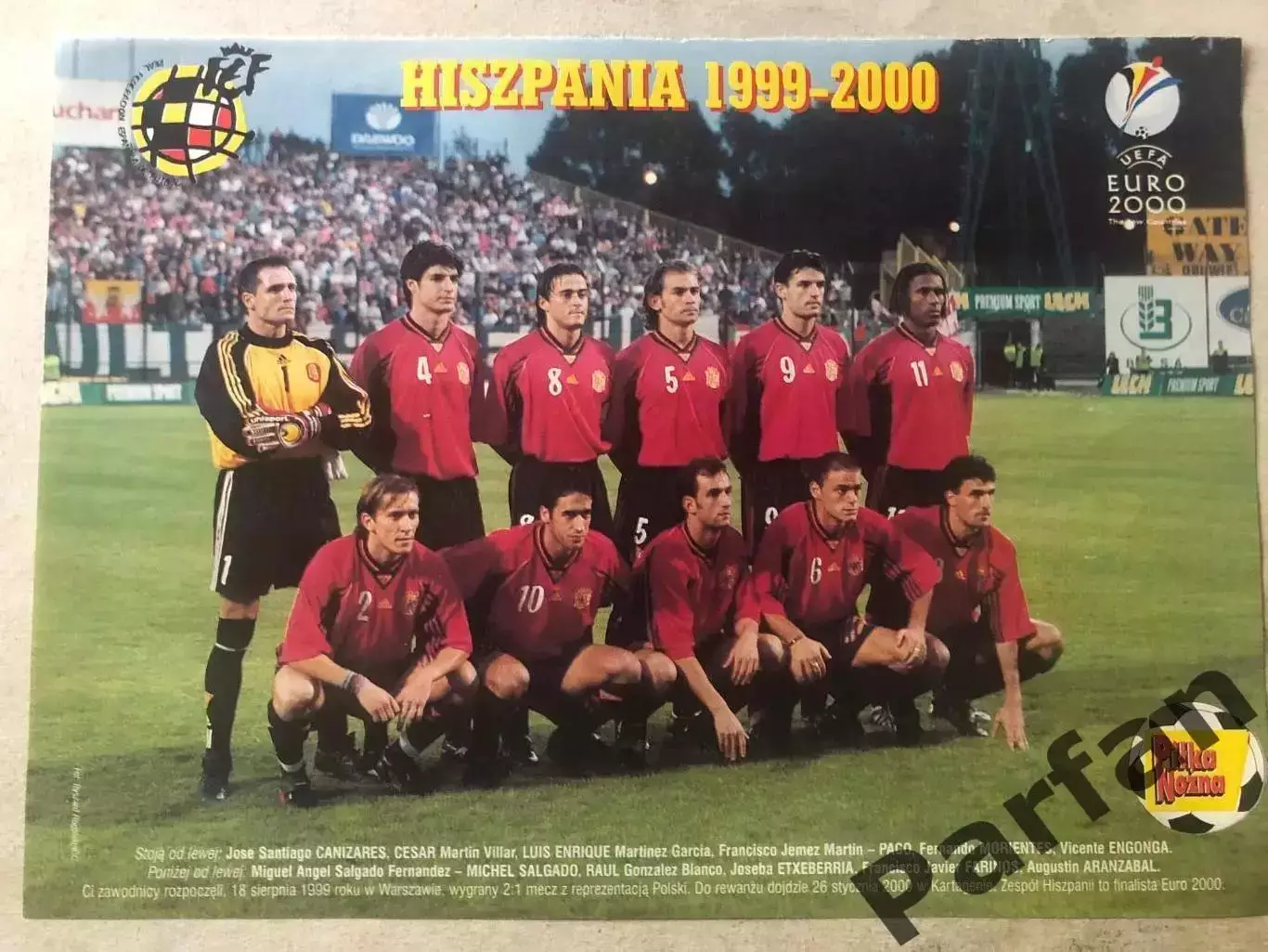 Pilka Nozna Постер Іспанія