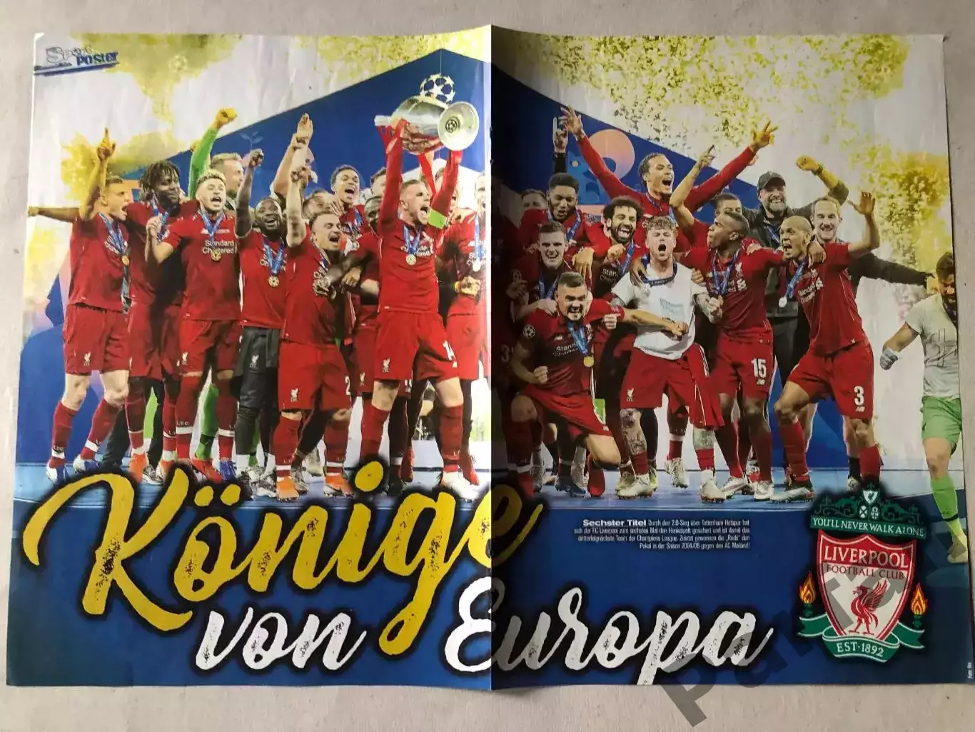 Bravo Sport Постер Ліверпуль Кубок Чемпіонів 2005