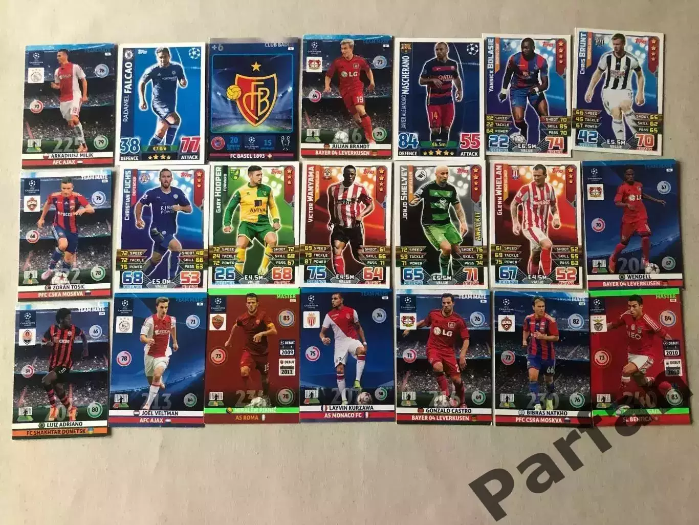 Паніні/Panini Картки Ліга Чемпіонів 2014/15