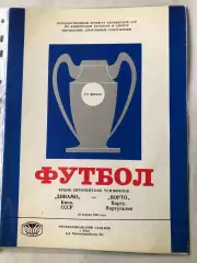 Папка для паперів Динамо Київ - Порто 1986 Пуста