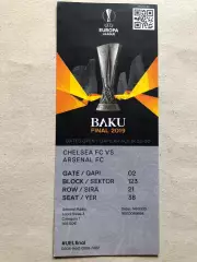 Ліга Європи Фінал Челсі - Арсенал 2019 Chelsea v Arsenal