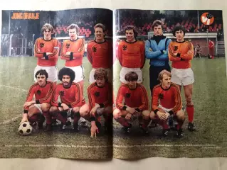 Voetbal international Постер Голландія 1979 Молодіжна