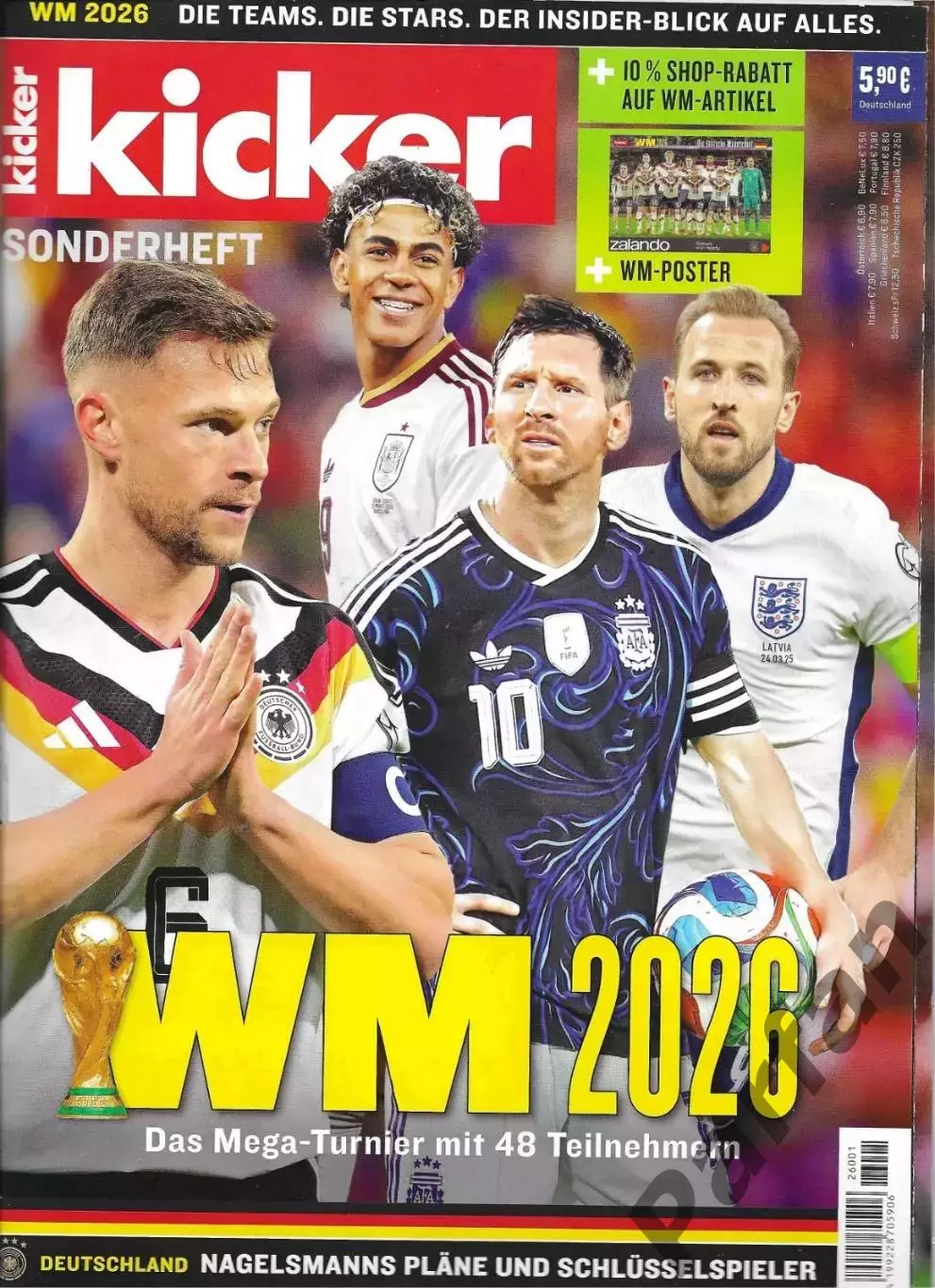 Футбол Журнал Kicker Чемпіонат Світу 2026 Спецвипуск