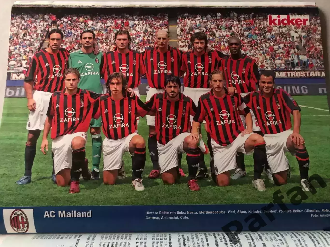 Футбол Журнал Kicker Champions league Спецвипуск 2001/02 4