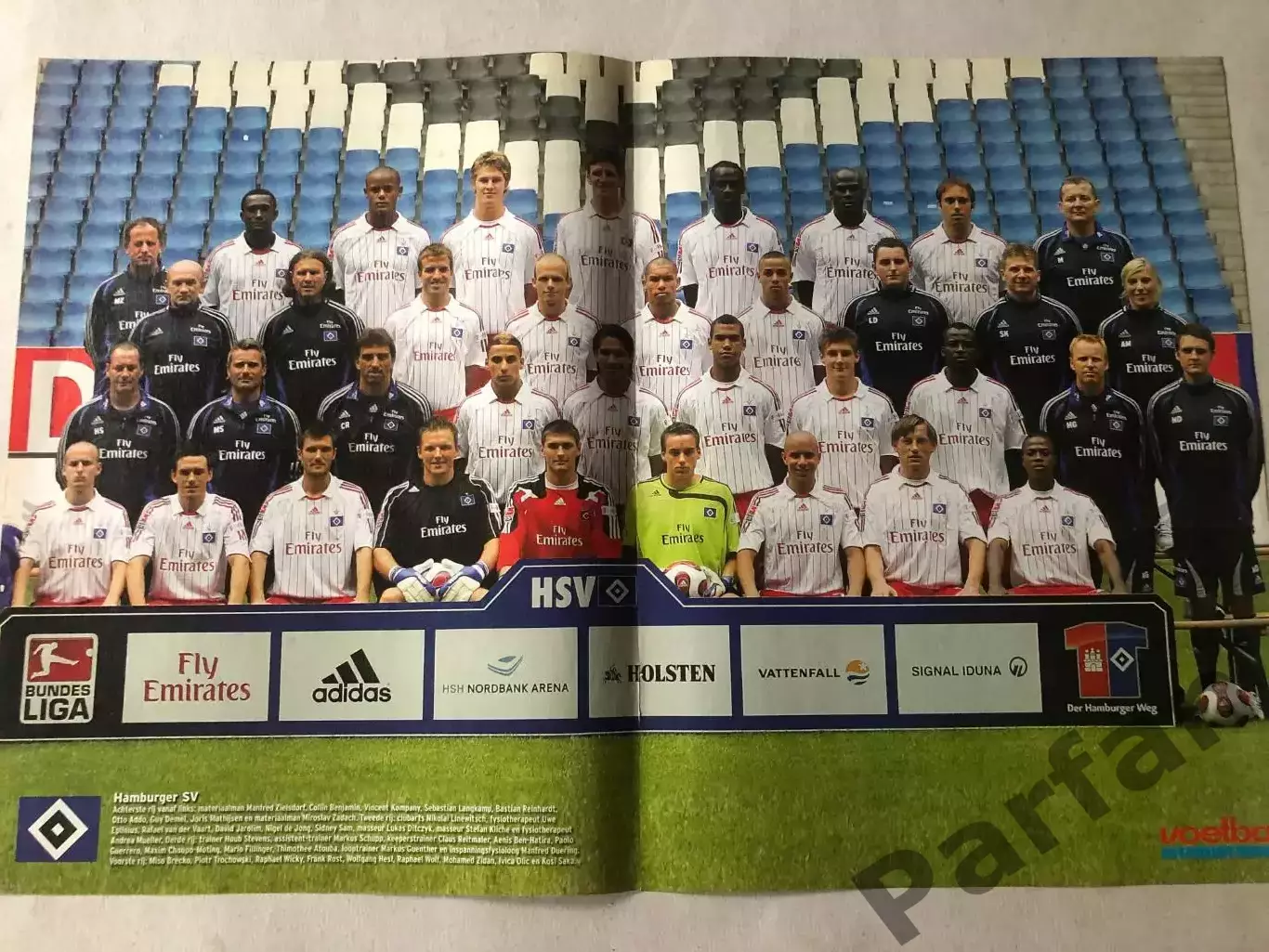 Voetbal international Постер Гамбург