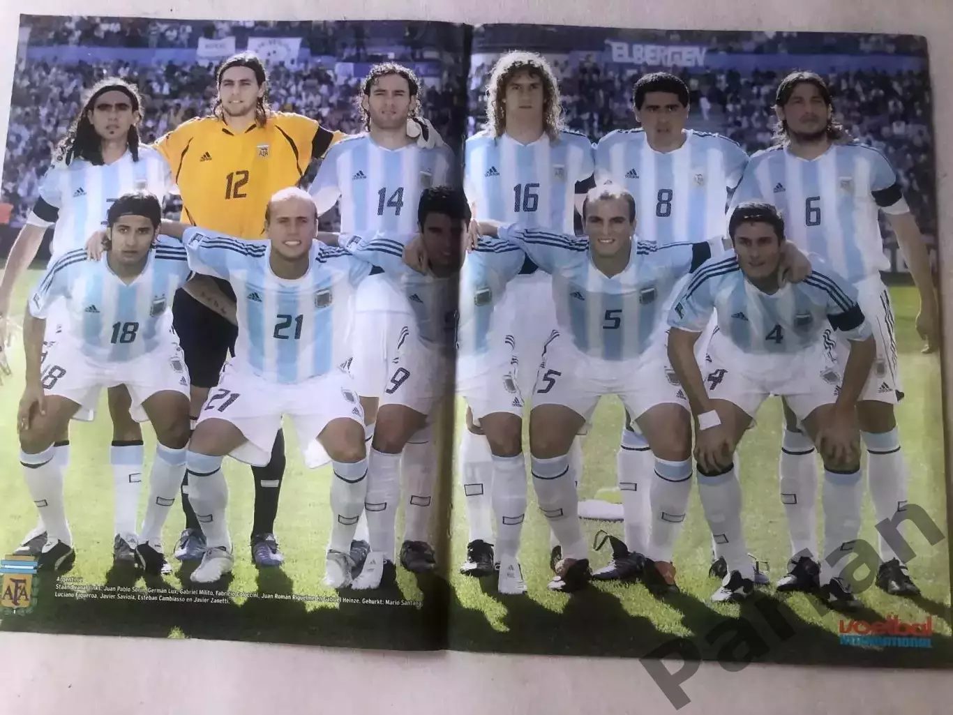 Voetbal international Постер Аргентина 2
