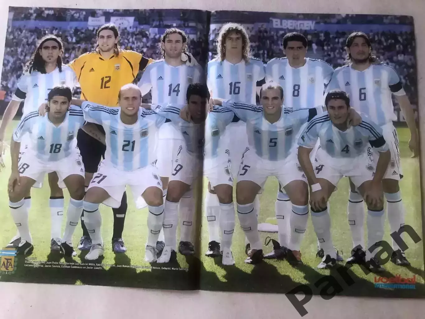 Voetbal international Постер Аргентина 2